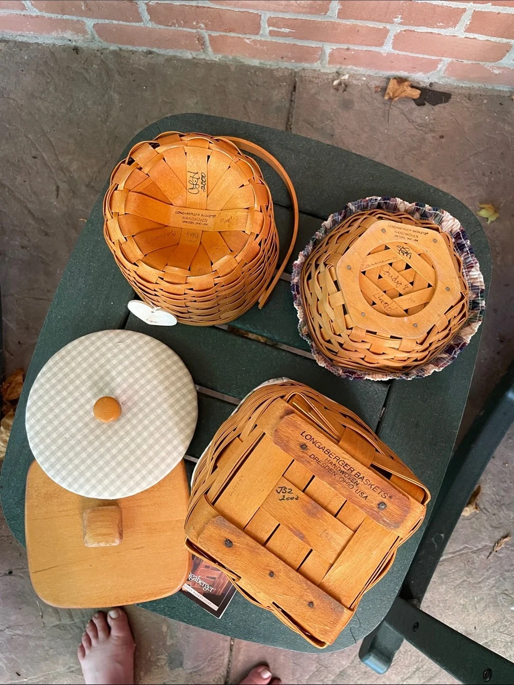 Longaberger Baskets lot of 3